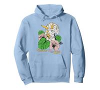 Jurassic World Triceratops First of Her Kind Pullover Hoodie, Unisex für Erwachsene, Taubenblau, XL