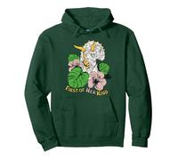 Jurassic World Triceratops First of Her Kind Pullover Hoodie, Unisex für Erwachsene, Waldgrün, S