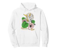 Jurassic World Triceratops First of Her Kind Pullover Hoodie, Unisex für Erwachsene, Weiß, XL