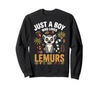 Just A Boy Who Loves Lemurs Sweatshirt