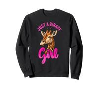 JUST A Giraff Girl Giraffe Girl Sweatshirt