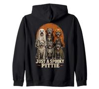 Just A Spooky Pittie Funny Pitbull Halloween Dog Lover Cool Kapuzenjacke