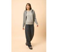 Just Cashmere Kaschmir-Cardigan "Talara" in Grau - Größe L | Damen Pullover Cardigans