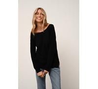 Just Cashmere Kaschmir-Pullover "Abigail" in Schwarz - Größe M | Damen Pullover Cardigans