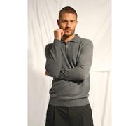 Just Cashmere Kaschmir-Pullover "Douglas" in Grau - Größe XL | Herren Plussize