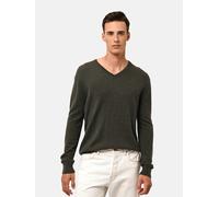 Just Cashmere Kaschmir-Pullover "Walt" in Dunkelgrün - Größe L | Herren Plussize