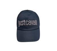 Just Cavalli Baseball Cap, Dunkelblau-Silber