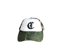 Just Cavalli Baseball Cap, Snake Grün-Weiß