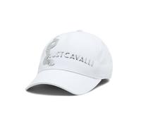 Just Cavalli Baseball Cap, Weiß-Silber