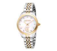 Just Cavalli Damen Analog Quarz Uhr mit Edelstahl Armband JC1L309M0075