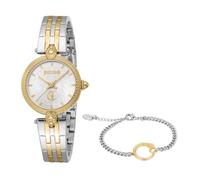 Just Cavalli Damen Analog Quarz Uhr mit Edelstahl Armband JC1L330M0075