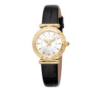 Just Cavalli Damen Analog Quarz Uhr mit Leder Armband JC1L363L0025