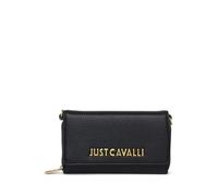 Just Cavalli Damen Geldbörse mit Schultergurt RANGE DI METAL 77RA5PD6 ZSB22 Farbe Schwarz 899, Schwarz , Taglia Unica, Klassisch