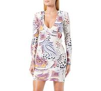 Just Cavalli Damen Kleid, 102s White Smoke, 46