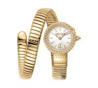 Roberto Cavalli Damenuhr Edelstahl gold Damen