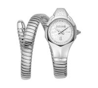 Just Cavalli Damen Analog Quarz Uhr mit Edelstahl Armband JC1L354M0015