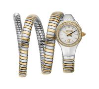 Just Cavalli Damen Analog Quarz Uhr mit Edelstahl Armband JC1L355M0055