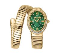 Roberto Cavalli Damenuhr Edelstahl Damen