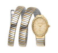 Roberto Cavalli Damenuhr Edelstahl bicolor Damen