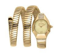 Roberto Cavalli Damenuhr Edelstahl gold Damen