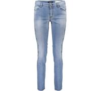 Just Cavalli Himmelblaue Stickerei-Jeans - Größe: 25