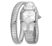 Just Cavalli JC1L113M0015 Glam Chic Snake silber Armband Uhr Damen NEU