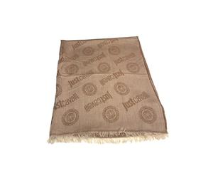 Just Cavalli Pashmina Logo Jacquard Schal, Beige