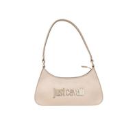 Just Cavalli Metal Lettering Style 4 Schultertasche gold, Lederimitat, Damen