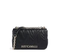 Just Cavalli Quilted Zebra Schultertasche schwarz, Lederimitat, Damen