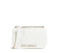 Just Cavalli Quilted Zebra Schultertasche weiß, Lederimitat, Damen