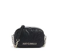 Just Cavalli Quilted Zebra Umhängetasche schwarz, Lederimitat, Damen