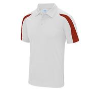Just Cool - Contrast Cool Polo Arctic White - Gr. - S