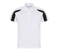 Just Cool - Contrast Cool Polo Jet Black - Gr. - L