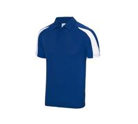 JUST COOL CONTRAST COOL POLO S ROYAL BLUE / ARCTIC WHITE