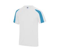 JUST COOL CONTRAST COOL T XL ARCTIC WHITE / JET BLACK