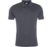 Just Cool - Cool Smooth Polo Charcoal (Solid) - Gr. - L