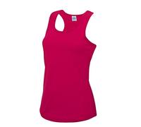 Just Cool Damen Sport Tank Top (Xsmall) (Dunkles Pink) XS,Dunkles Pink