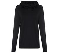 Just Cool Damen Sweatshirt mit Kapuze und hohem Kragen Cool - Schwarz | S