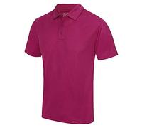 Just Cool - Herren Funktions Poloshirt 'Cool Polo' / Hot Pink, L L,Hot Pink