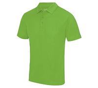 Just Cool - Herren Funktions Poloshirt 'Cool Polo' / Lime Green, L L,Lime Green