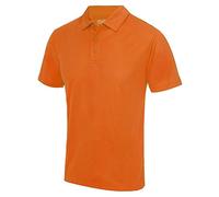 Just Cool - Herren Funktions Poloshirt 'Cool Polo' / Orange Crush, M M,Orange Crush