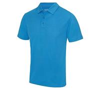 Just Cool - Herren Funktions Poloshirt 'Cool Polo' / Sapphire Blue, M M,Sapphire Blue