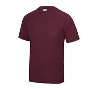 Just Cool Herren Performance T-Shirt M,Burgunder