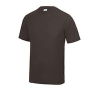 Just Cool Herren Performance T-Shirt S,Schokolade
