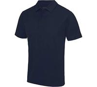 Just Cool Herren Polo-Shirt Sports (5XL) (Marineblau)