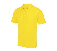 Just Cool Herren Polo-Shirt Sports XXL,Sonnengelb