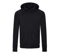 Just Cool Herren Sport Sweatshirt mit melierten Ärmeln - Schwarz / schwarz | XL