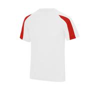 Just Cool Kinder Kids' Contrast Cool T T-Shirt JC003J jet black/arctic white 7/8 (M)