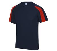 Just Cool - Kids´ Contrast Cool T French Navy - Gr. - XL