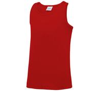 Just Cool - Kids´ Cool Vest Fire Red, 9/11 (L)